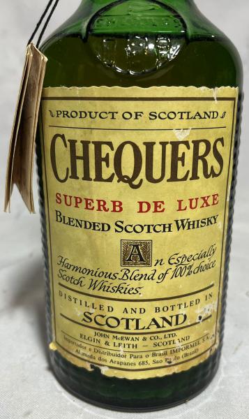 BEBIDA - Chequers Super de Luxe (Blended Scotch Whisky