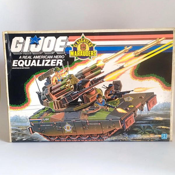 COLECIONISMO - TANQUE DE GUERRA - GI JOE EQUALIZER na Caixa