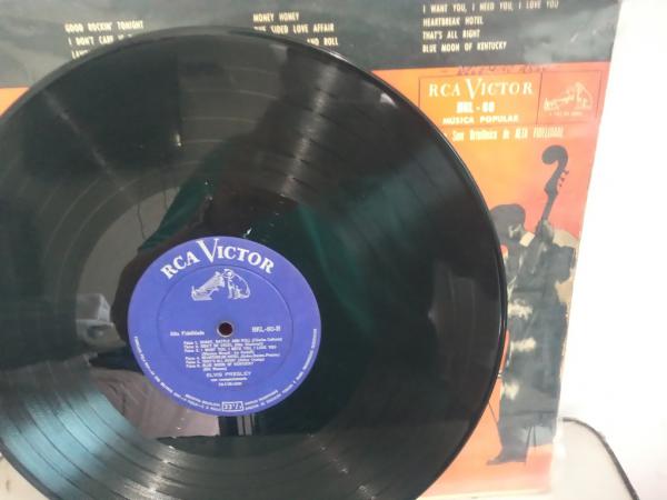 LP Elvis Presley - 1956. 1º LP do Elvis Lançado no Brasil. Capa e