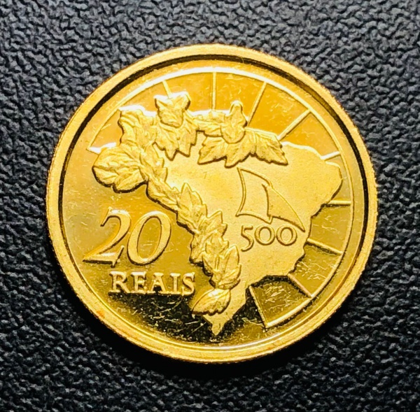 Barra de Ouro do Banco do Brasil - Vitoria Regia - 1992 - Ouro
