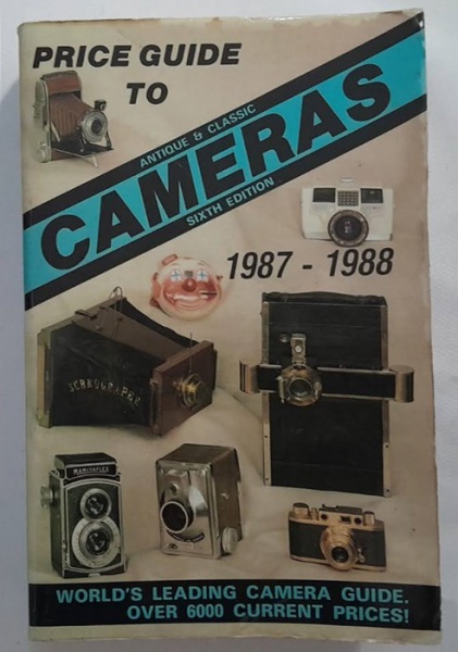 *LIVRO - PRICE GUIDE TO CAMERAS 1987-1988 (Antiques&Cla