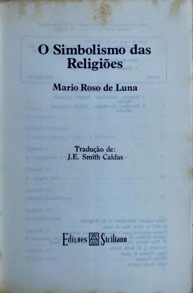 O SIMBOLISMO DAS RELIGIÕES
