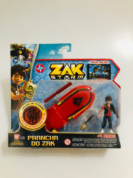 ESTRELA | BANDAI - SET PRANCHA DO ZAK COM MINIFIGURE DO ZAK STORM