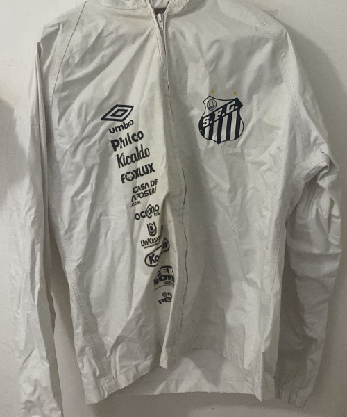JAQUETA ORIGINAL SANTOS FUTEBOL CLUBE UMBRO PAMANHO P ADULTO