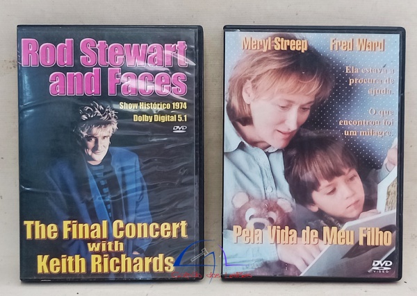 Filmoteca: Lote c/ DVDs, Rod Stewart and Faces, The F