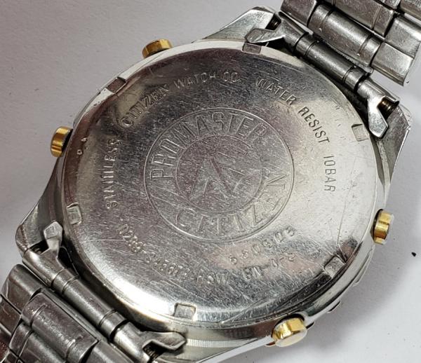 Vintage Relógio Esportivo Citizen Cronógrafo Quartz D28