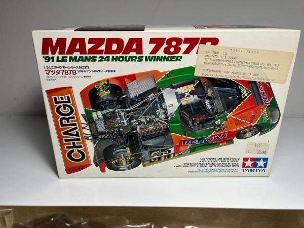Mazda 787B Plástico - Tamiya Escala 1/24 Kit de Modelis