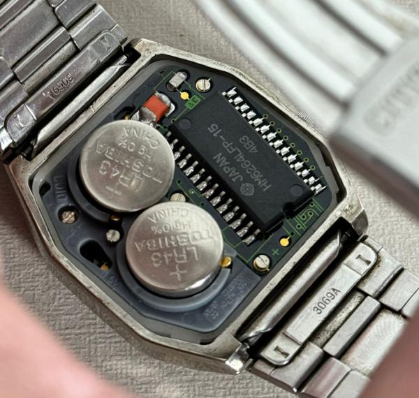 Citizen - Raro relógio Citizen Voice Memo Digi-Ana caixa em aço e