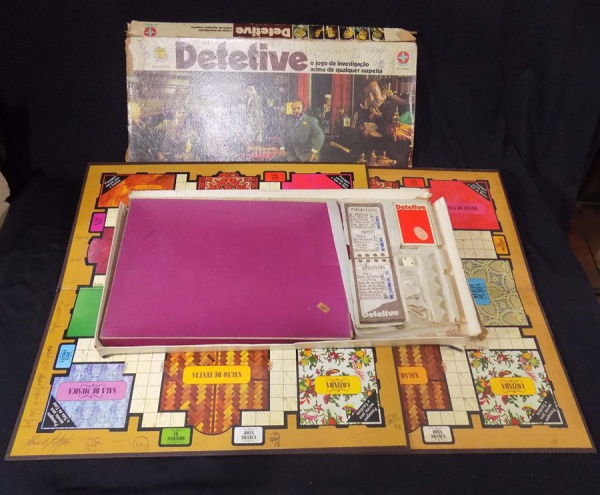 Detetive, Estrela. Antigo jogo de tabuleiro dos anos 80