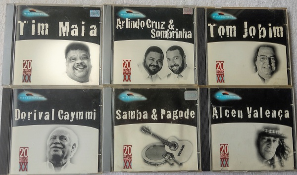 Lote de 6 CDs da Série Millennium -
