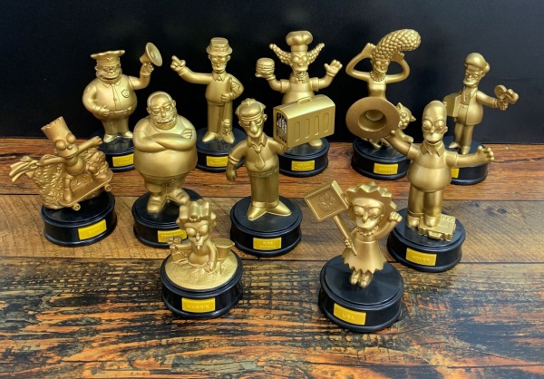 Onze brinquedos com efeitos sonoros colecionaveis THE SIMPSONS