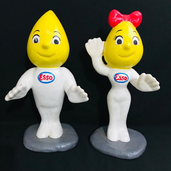 GRANDE Item Colecionável, Casal Promocional GOTINHAS ESSO