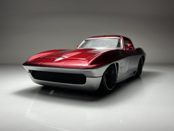 1963 Chevrolet Corvette Sting Ray Vermelho / Cinza - Ja