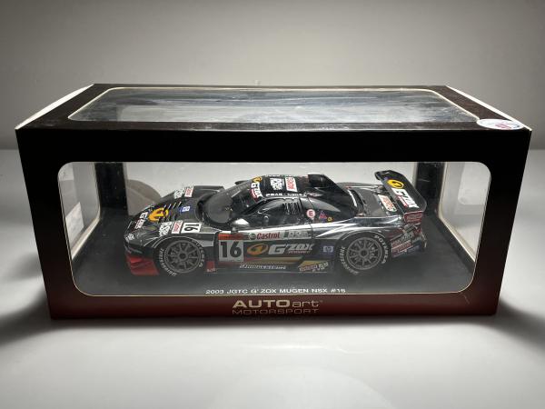 2003 JGTC G`Zox Mugen NSX #16 Cromado - AutoArt *Possui