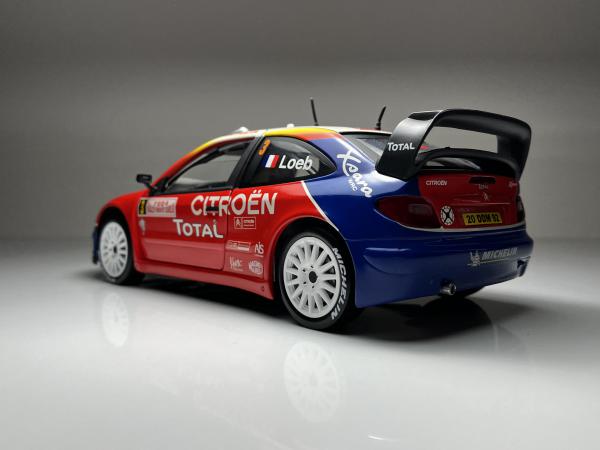 Citroen Xsara WRC Vermelho, Azul e Branco #3 - Solido