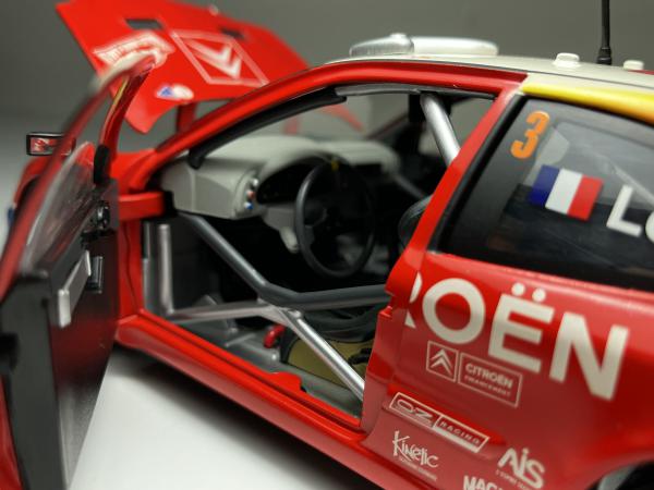 未開封 1/18 Solido Citroen Xsara WRC #3 Citroen Xsara WRC Vermelho, Azul e Branco #3 - Solido