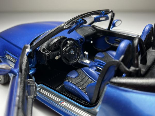 BMW Z3 Roadster 1996 Azul - Burago Escala 1/18 miniatur