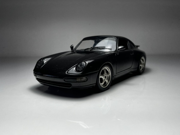 1993 Porsche 911 Carrera Roxa - Burago Escala 1/18 mini