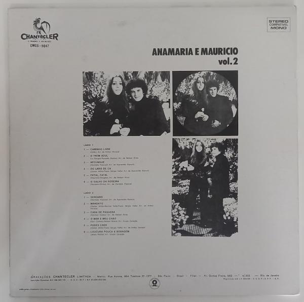 LP Disco de Vinil - Anamaria E Mauricio - Anamaria E Ma