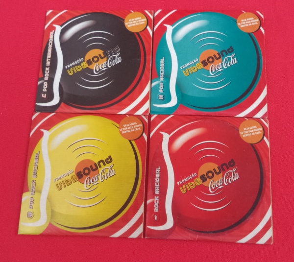 4 Minis Cd s Promoção Vibe Sound Coca-Cola, GêneroPop,