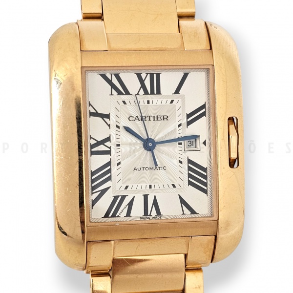 Relogios . Relógio original Cartier Tank Française 28mm x 32mm, au foto 8