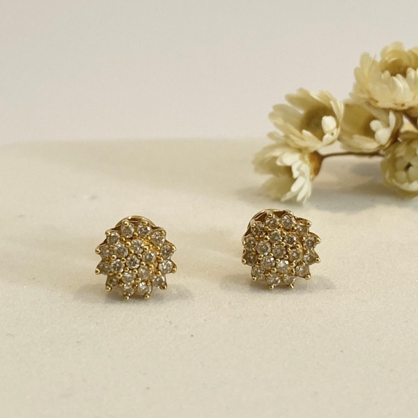 Joias . Conjunto Sunshine em Ouro Amarelo 18k, diamantes e rubi foto 8