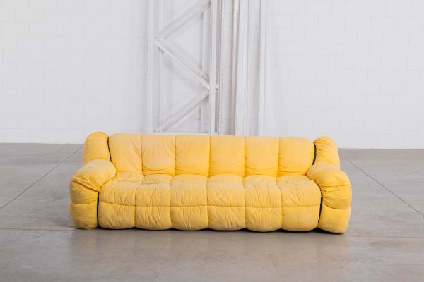 Cini Boeri- Forma SA- 1970- Selado sofá Strips 3 lugares