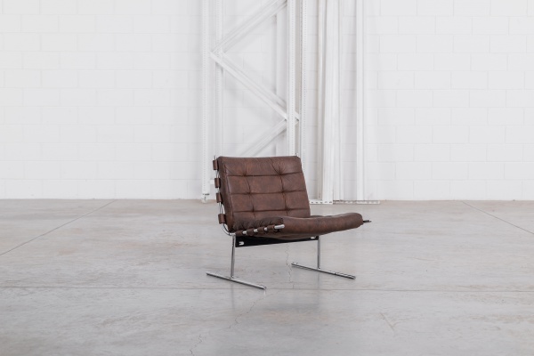 Jorge Zalszupin- L´atelier- 1970- Poltrona Oxford. Estrutura em