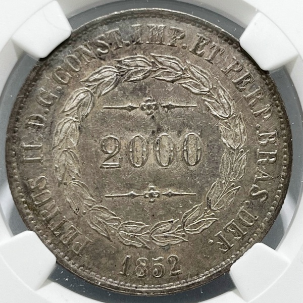 Relogios . PRR018 - 960 RÉIS 1819R - FC - VAR 7A - GRADUADA NGC UN foto 5