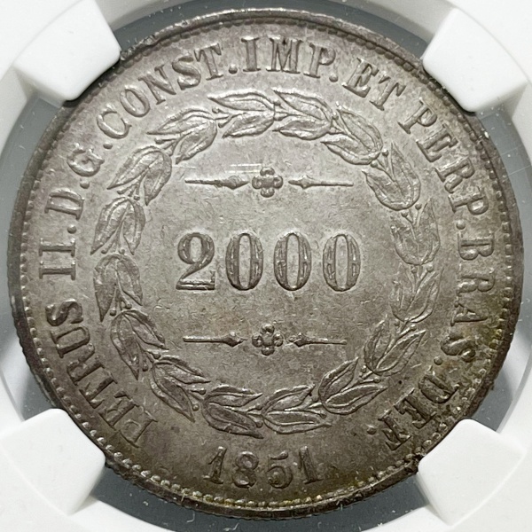 Relogios . PRR018 - 960 RÉIS 1819R - FC - VAR 7A - GRADUADA NGC UN foto 7