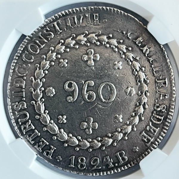Relogios . PI066 - 2000 RÉIS 1856 - P618 - FLOR DE CUNHO, COM LIMP foto 6
