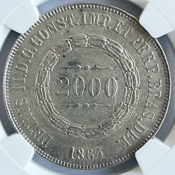 Relogios . PI217 - 200 RÉIS 1860/50 - P578 - **VARIANTE NÃO CATALO foto 7