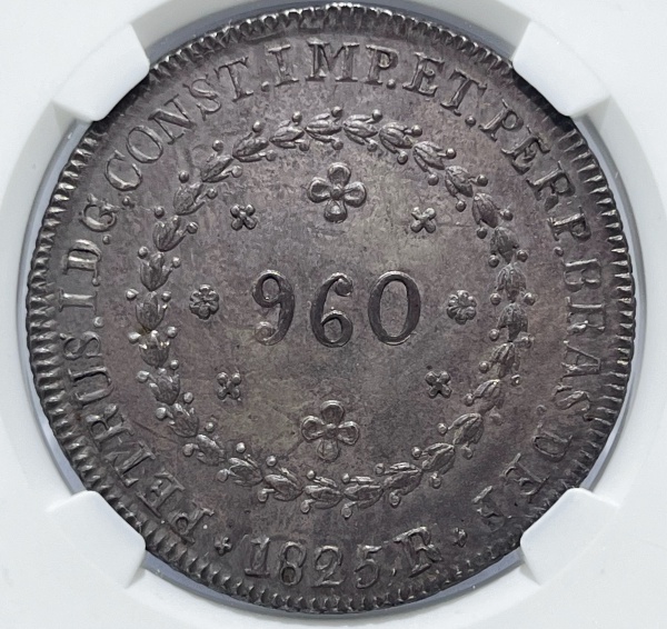 Relogios . PI247 - 500 RÉIS 1861 - P594 - GRADUADA NGC UNC DETAILS foto 6