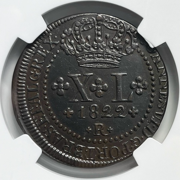 Relogios . CB048 - 40 RÉIS S/D - SOB - CARIMBO PRIMITIVO S/ XX REI foto 2