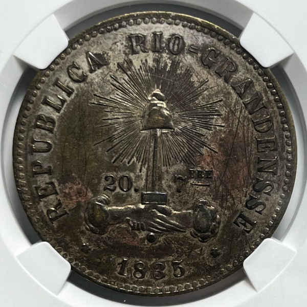 Relogios . BR053 - 40 RÉIS 1912 - FC - GRADUADA NGC MS63 BN - 2907 foto 7