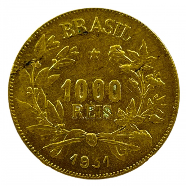 Relogios . VM008 - 1000 RÉIS 1932 - FC - GRADUADA NGC MS64 - 29082 foto 3