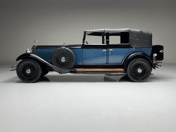 1929 ROLLS ROYCE PHANTOM I AZUL - FRANKLIN MINT Escala