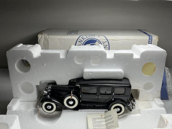 1930 CADILLAC V16 (AL CAPPONE) Preto - Franklin Mint Es