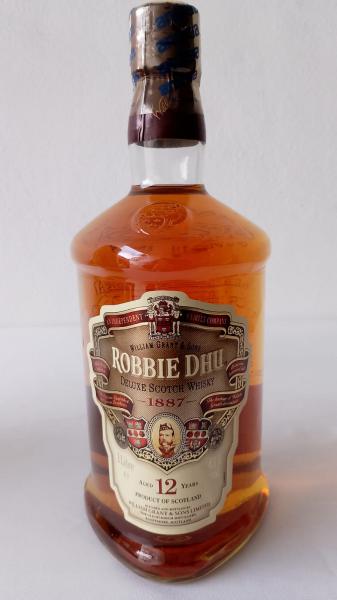 ROBBIE DHU - DELUXE SCOTCH WHISKY - 1887- 12 ANOS - 1