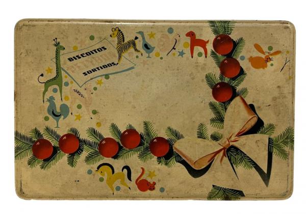 INDÚSTRIA MATARAZZO - ANTIGA LATA DE BISCOITOS PETYBON.