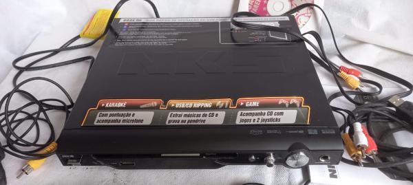 MAGNIFICO APARELHO NKS DVD PLAYERS GAME - USB - ACOMPANHA 2