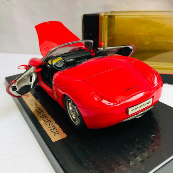 箱付き Maisto マイスト Porsche Boxster 1/18 レッド Miniatura Colecionável SPECIAL EDITION MAISTO em Escala 1:18