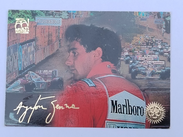 CARD AYRTON SENNA - Nº 88 - EDITORA MULTI 1995 - CARD P