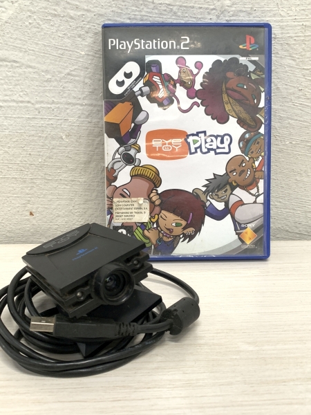 COLECIONAVEL Camera Eye Toy Playstation 2 acompanha jogo ori