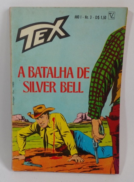 Gibi antigo- TEX nº 3 de 1971- 1ª edição- Editora Vecchi- bem conservado