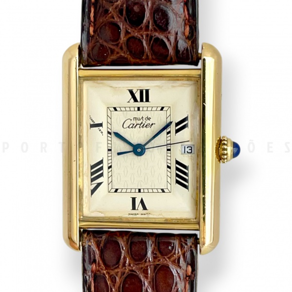 Relogios . Relógio original Cartier Santos 100 XL 38mm x 51mm, aut foto 6