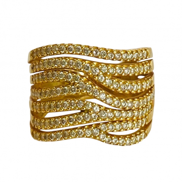 Joias . Colar Riviera em Ouro Branco 18K com 181 Diamantes  7,2 foto 2