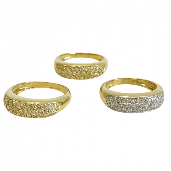 Joias . Anel H.Stern de Ouro Nobre 18K Menor com Diamantes Cogn foto 5