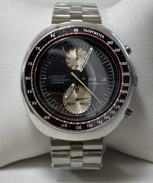 RELÓGIO SEIKO VINTAGE CRONÓGRAFO AUTOMÁTICO, CAIXA E PU