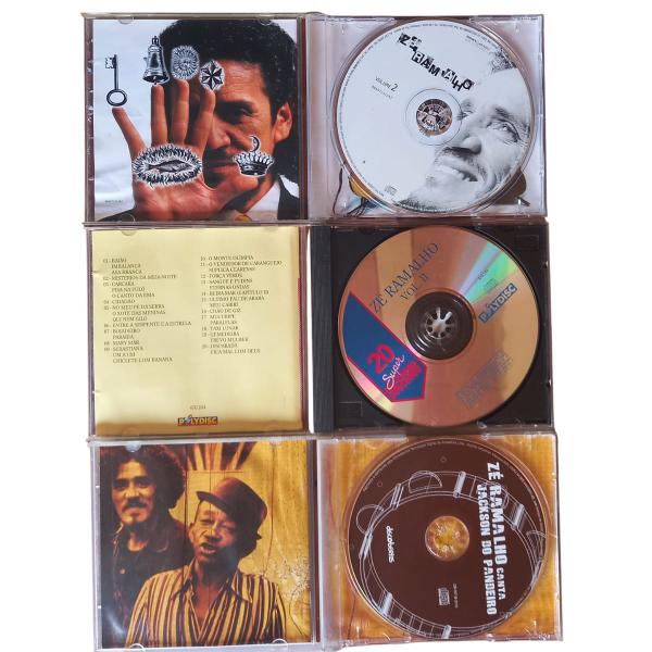 KIT 3 CDS: ZÉ RAMALHO 20 ANOS ANTOLOGIA ACÚSTICA VOL 2